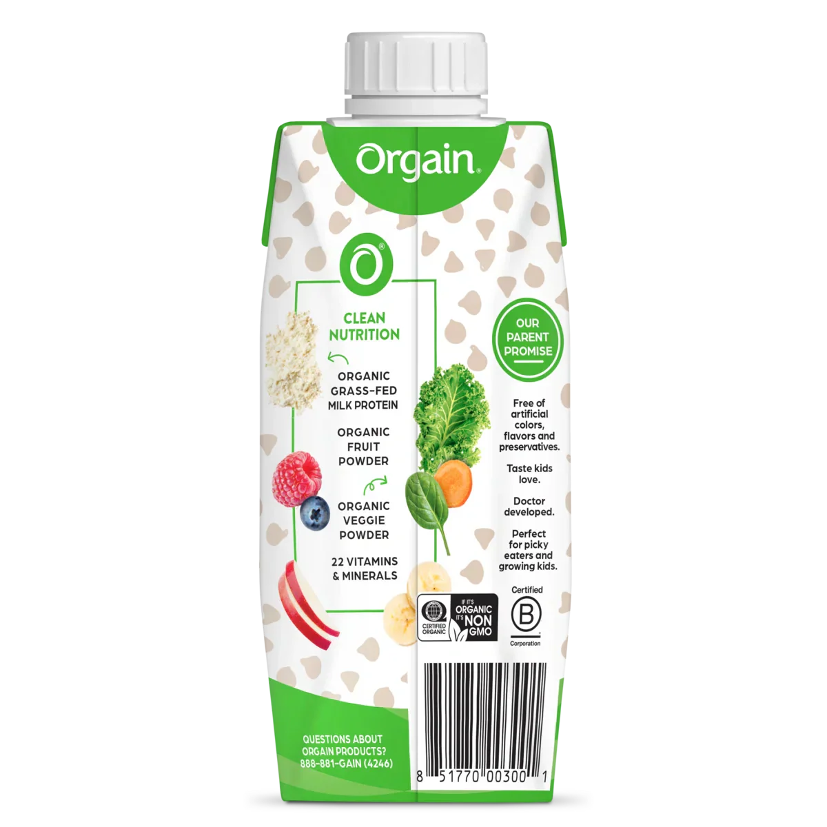 Kids Protein Organic Nutrition Shake - Chocolate