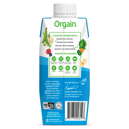 Vegan Organic Nutrition Shake - Smooth Chocolate