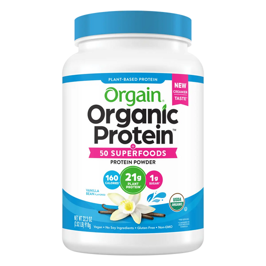 Organic Protein? & Superfoods Plant Based Protein Powder - Vanilla bean