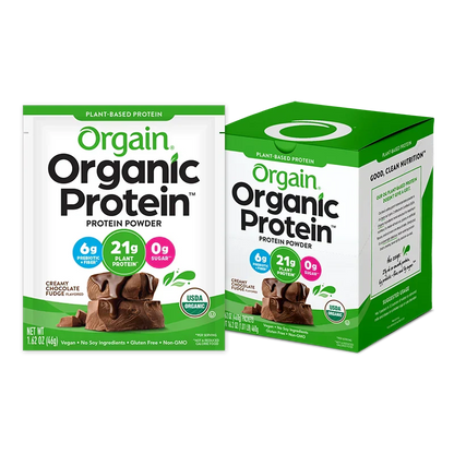 Organic Protein? Plant Based Protein Powder - Creamy Chocolate Fudge