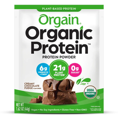 Organic Protein? Plant Based Protein Powder - Creamy Chocolate Fudge