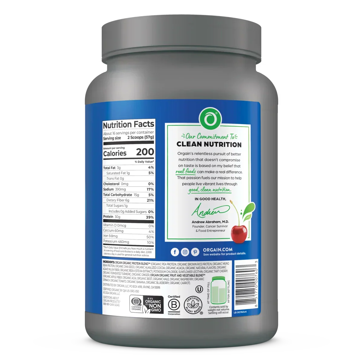 30g Plant Protein Powder - Chocolate