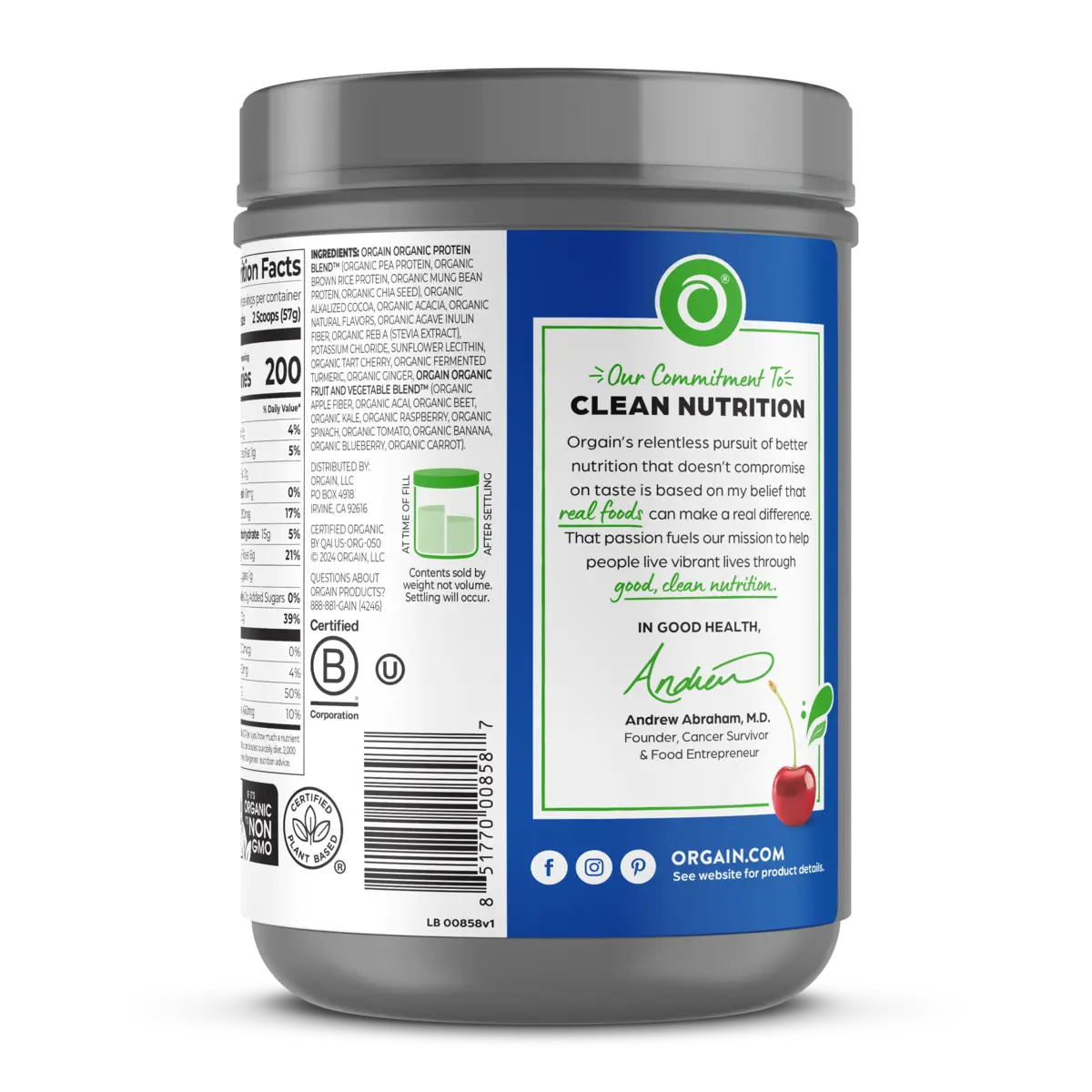 30g Plant Protein Powder - Chocolate