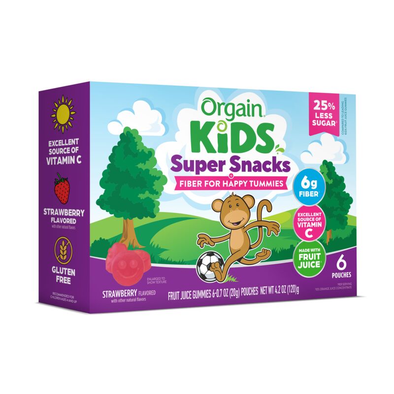Kids Super Snacks + Fiber for Happy Tummies